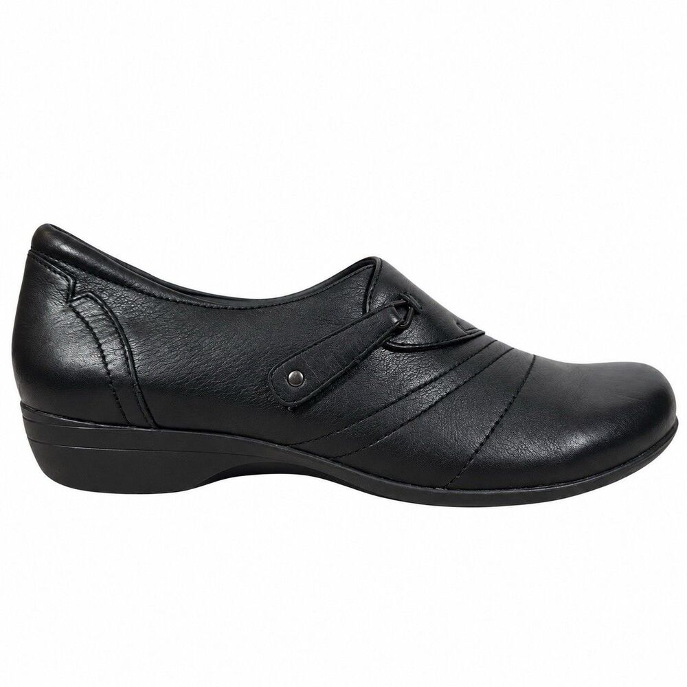 Dansko Fanny Womens 41 Black Leather Mary Jane Wedge Shoes Comfort US 10.5-11